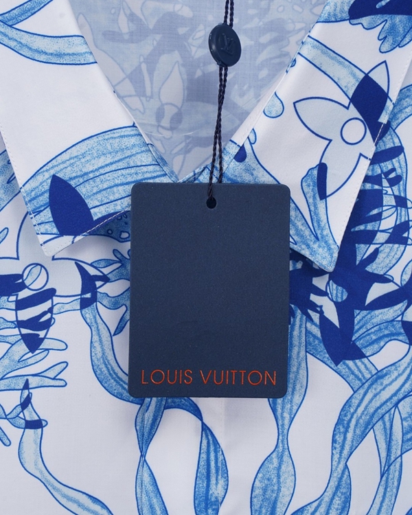 ブランドシャツ角部分ディテール